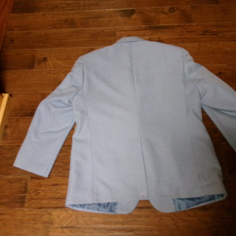 NOS Habband light blue 46 R two button sport coat - Picture 2 of 9